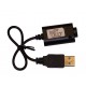 NiSmoke USB charging lead and adaptor for heavier batteries